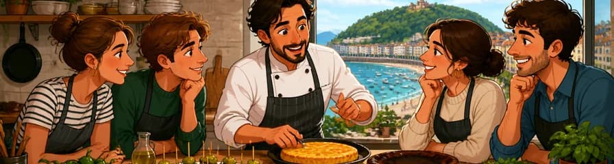 Una experiencia culinaria auténtica: clase de cocina vasca en San Sebastián con un chef local
