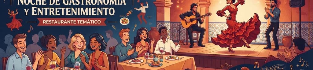 Noche de Gastronomía y Entretenimiento en el Restaurante Temático El Puerto Valencia