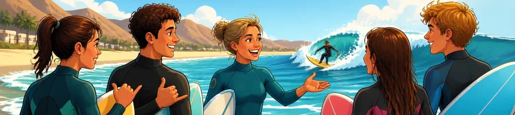 Descubre el surf: una emocionante lección de cuatro horas
