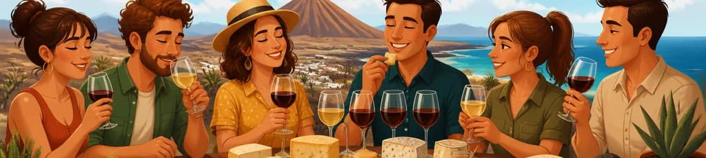 Maridaje de vinos y quesos en Fuerteventura