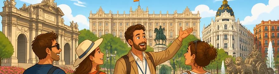 Recorrido privado de día completo por los monumentos más importantes de Madrid con guía