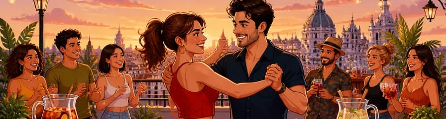 Disfruta de una Clase de Salsa en una Azotea Madrileña con Sangría Ilimitada