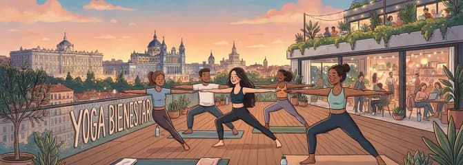 Sesión de Yoga para el Bienestar en The Social Hub Madrid