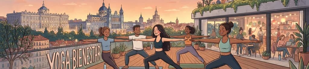 Sesión de Yoga para el Bienestar en The Social Hub Madrid