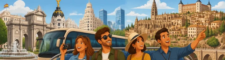 Recorrido panorámico de medio día por Madrid y Toledo saliendo desde Madrid