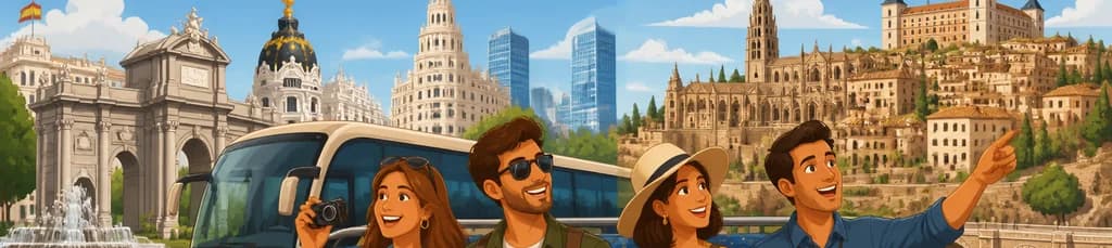 Recorrido panorámico de medio día por Madrid y Toledo saliendo desde Madrid