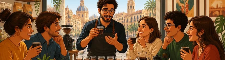 Degustación de café con un experto en el corazón de Valencia