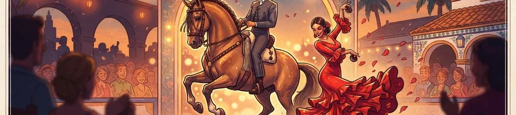 Exhibición ecuestre y de flamenco en Málaga: "Ritmo a Caballo"