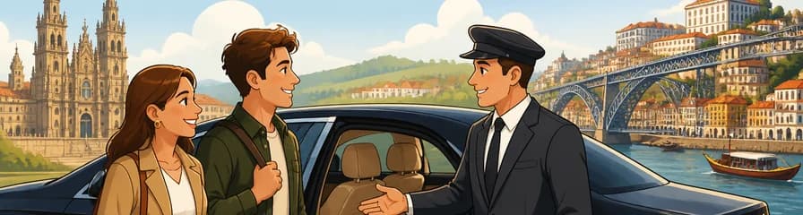 Servicio de Traslado Privado de Santiago de Compostela a Oporto