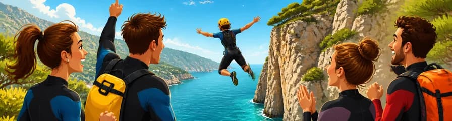 Salto de acantilado en Mallorca: una aventura exclusiva para grupos reducidos