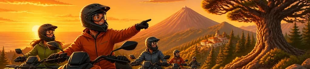 Aventura exclusiva en quad al atardecer por Tenerife, para grupos reducidos