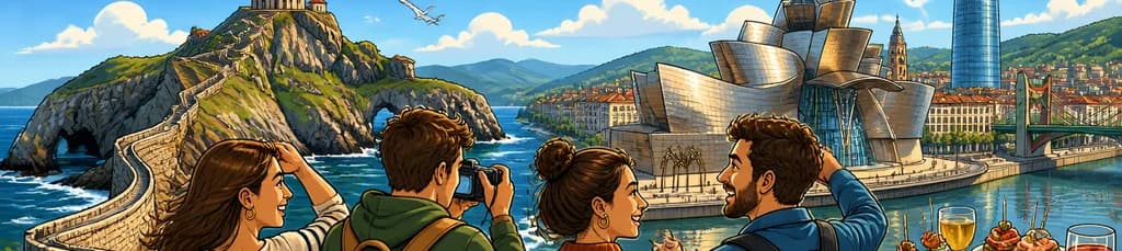 Exploración de Bilbao, el Museo Guggenheim y los encantadores pueblos costeros