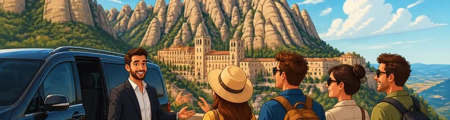Excursión Privada de Medio Día a Montserrat con Conductor Personal