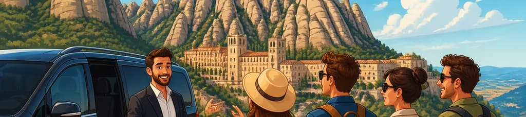 Excursión Privada de Medio Día a Montserrat con Conductor Personal