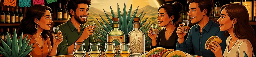 Descubre el mundo del mezcal y tequila con una cata y degustación de tacos en VinoPremier