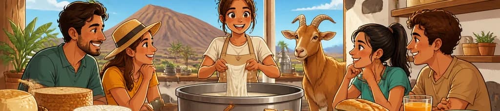Experiencia de creación de queso en Fuerteventura con desayuno incluido
