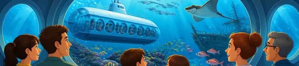 Una travesía subacuática de una hora: El Tour Submarino de Tenerife