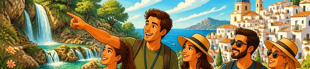 Excursión de un día completo desde Valencia a las Fuentes del Algar y Altea
