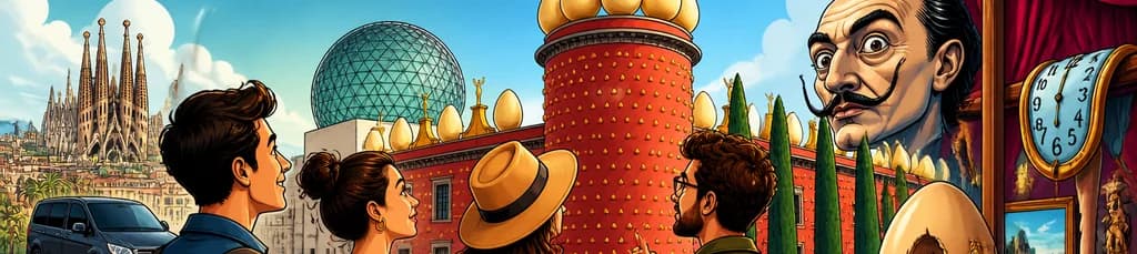 Descubre el Museo Dalí en una excursión privada de medio día desde Barcelona