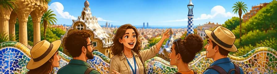 Barcelona: Visita guiada en grupo reducido al Park Güell con entrada sin colas