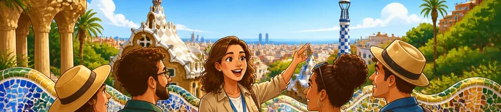 Barcelona: Visita guiada en grupo reducido al Park Güell con entrada sin colas