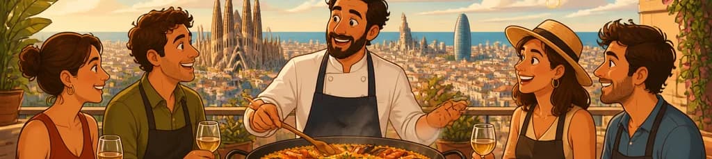 Taller de cocina de paella para grupos reducidos