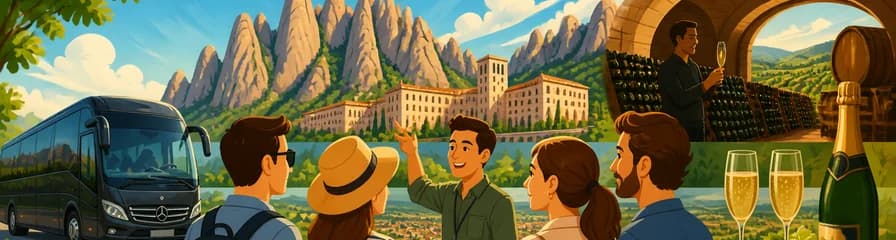 Excursión Privada: Montserrat y Bodegas de Cava con Servicio de Recogida