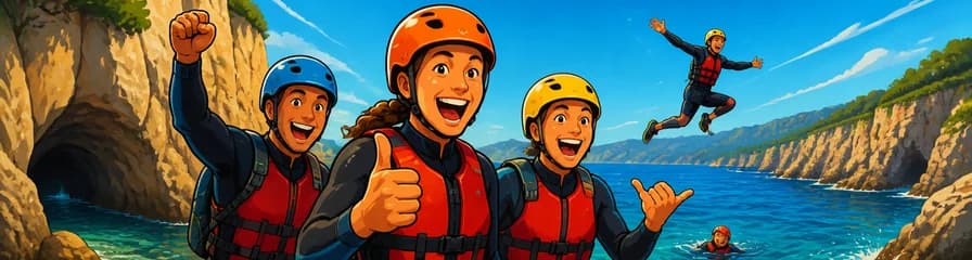 Emocionante experiencia de coasteering en Mallorca