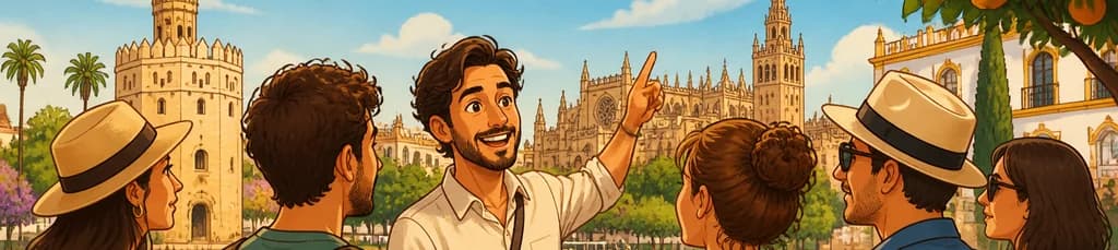Recorrido Peatonal por Sevilla: Relatos Narrados por un Guía de la Ciudad