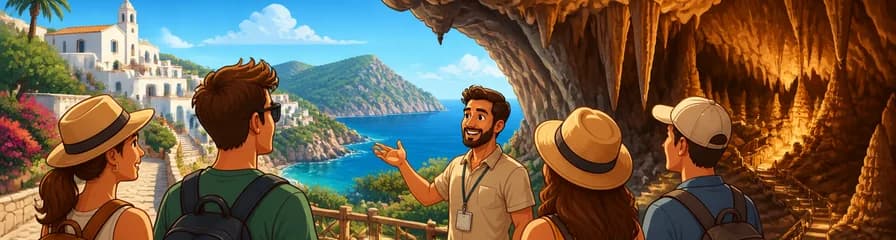 Excursión terrestre privada: recorrido por la cueva de Can Marçà y el pueblo de San Miguel