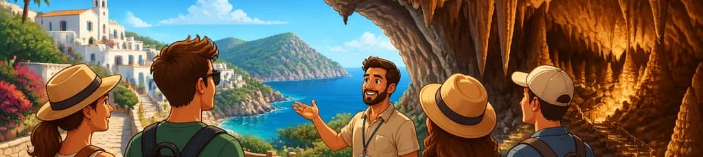 Excursión terrestre privada: recorrido por la cueva de Can Marçà y el pueblo de San Miguel