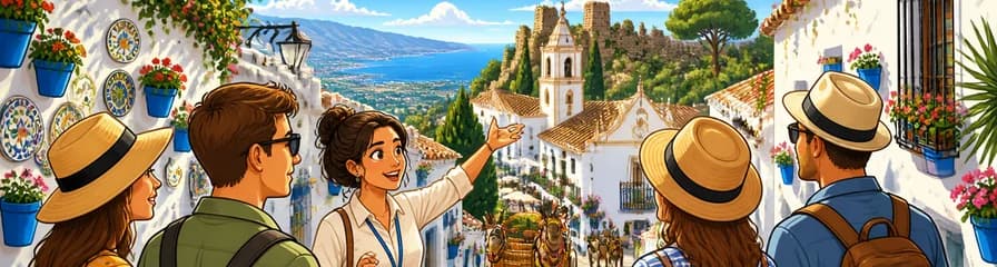 Viaje privado de un día a Mijas desde la ciudad de Málaga