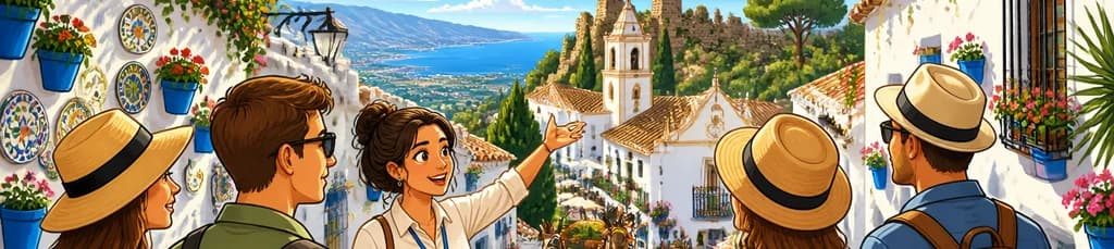 Viaje privado de un día a Mijas desde la ciudad de Málaga