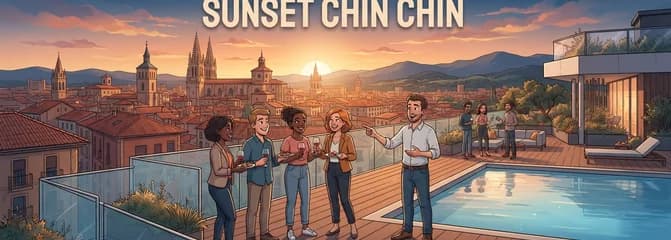 Disfruta del atardecer en Pamplona: Cata y tour guiado desde la azotea de Kora Kiliki