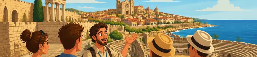 Recorrido privado por tierra: Tarragona, legado romano y ciudad