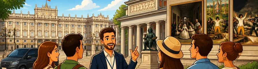 Tour VIP privado por el Museo del Prado y el Palacio Real de Madrid con recogida en el hotel