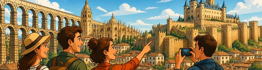 Escapada a Ávila amurallada y Segovia con su Alcázar, saliendo desde Madrid