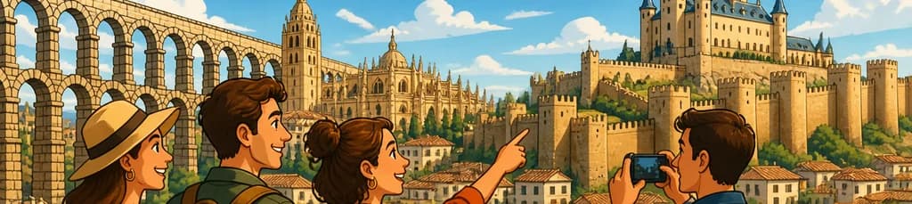 Escapada a Ávila amurallada y Segovia con su Alcázar, saliendo desde Madrid