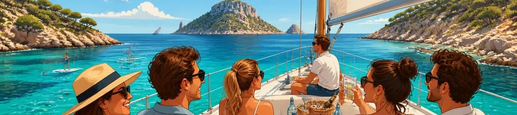 Recorrido privado en velero por Mallorca con bebidas y tapas