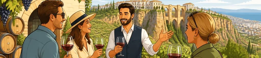 Tour privado de bodegas en Ronda con salida desde Málaga
