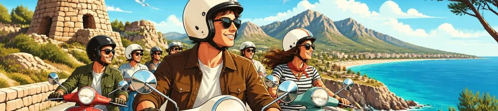 Recorrido guiado en moto Easy Rider por la isla de Mallorca