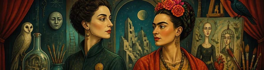 Descubre el encuentro imaginario entre Remedios Varo y Frida Kahlo en "Los Pinceles Borrados"