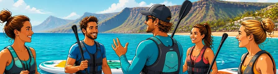 Descubre el Paddle Surf con una clase de 2 horas en Gran Canaria