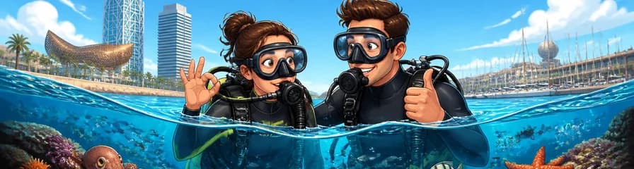 Bautismo de Buceo en Barcelona: Una Inmersión Submarina de 2 Horas