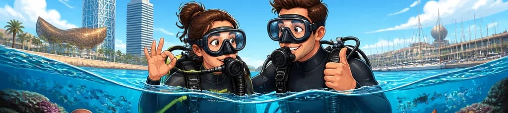 Bautismo de Buceo en Barcelona: Una Inmersión Submarina de 2 Horas