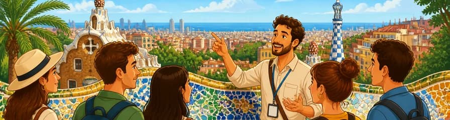 Recorrido guiado por el Parque Güell en Barcelona con acceso preferente