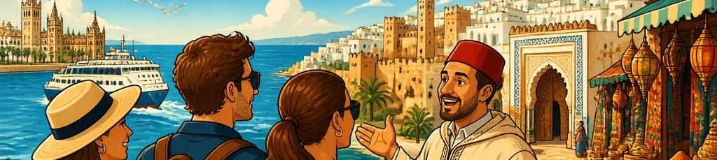 Excursión privada de un día a Tánger en Marruecos con salida desde Sevilla
