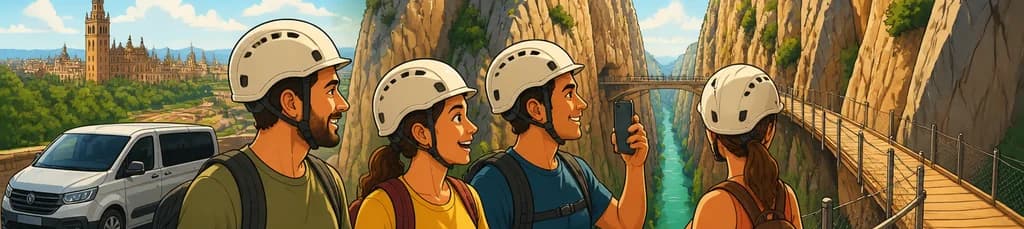 Aventura exclusiva de un día: Caminito del Rey desde Sevilla
