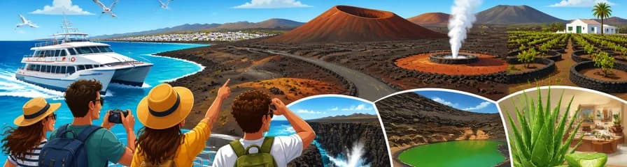 Descubre el Timanfaya y el sur de Lanzarote partiendo desde Fuerteventura