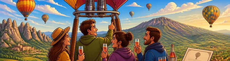 Aventura en Globo por Cataluña con Recogida Opcional desde Barcelona